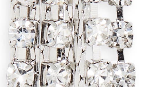 Bp. Sparkle Fringe Drop Earrings In Silver