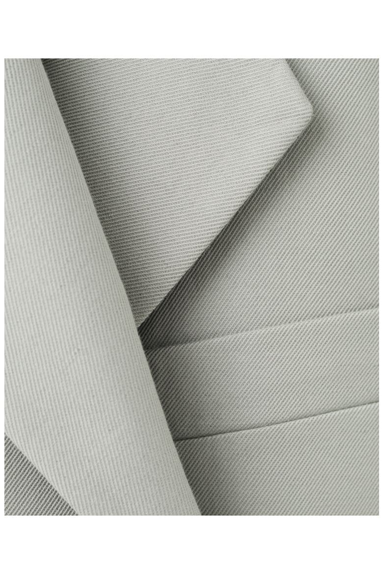 Double Breasted Cotton & Linen Jacket, Alternate, color, GREY