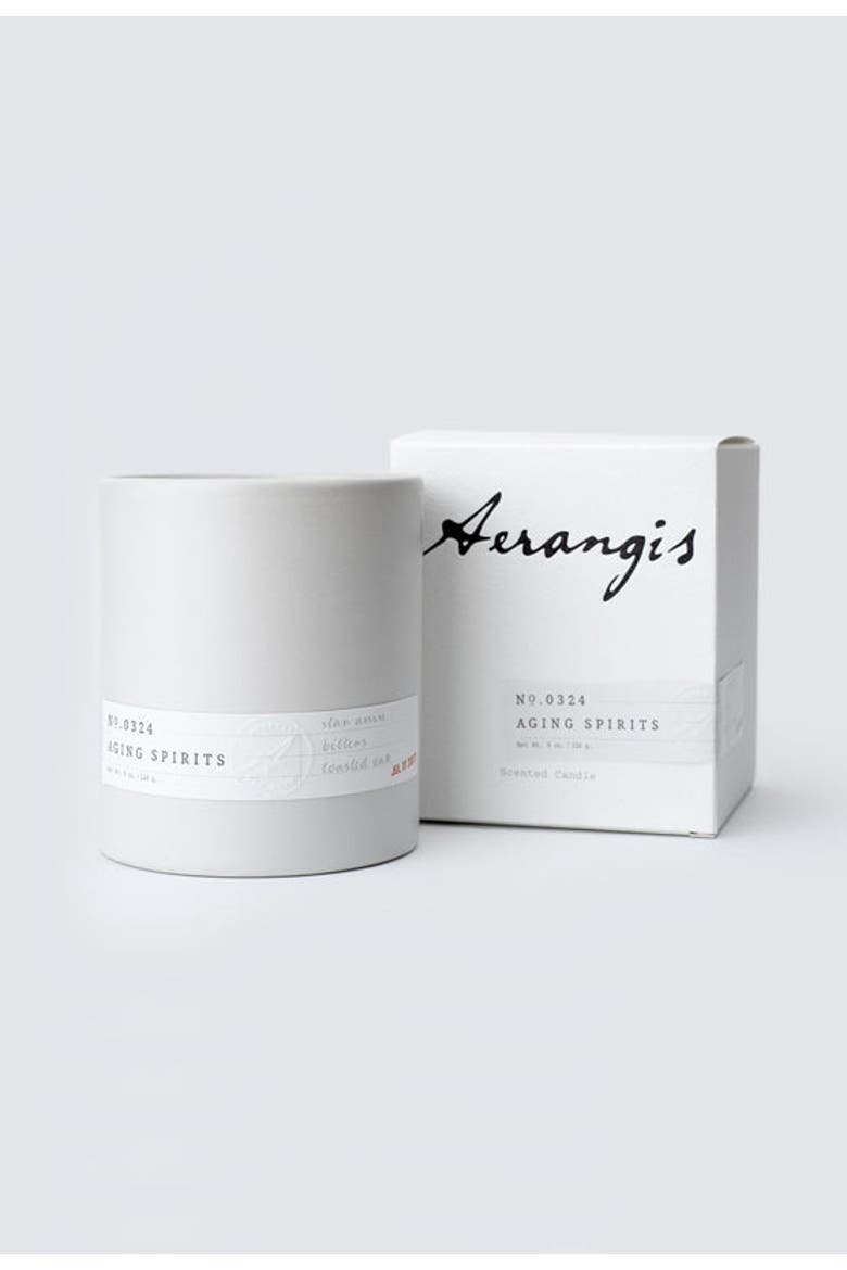 No. 0324 Aging Spirits Scented Candle, Alternate, color, White