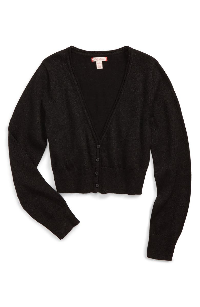 Ruby & Bloom 'Dahlia' Sparkle Bolero Sweater, Main, color,