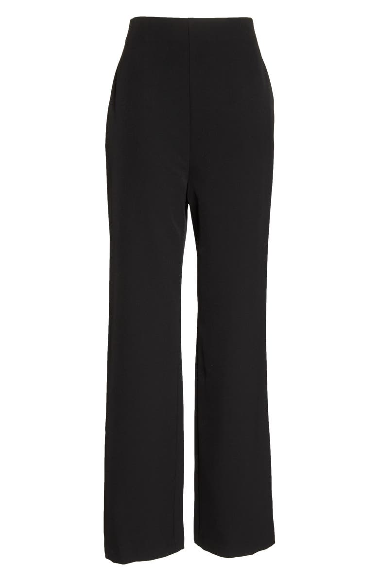 Eliza J High Waist Straight Leg Pants, Alternate, color, 