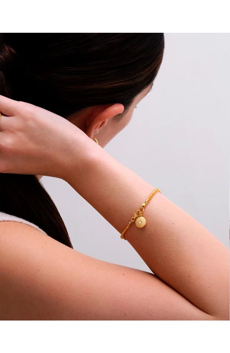 Astley Clarke Gold Biography Locket Bracelet, Alternate, color, Gold