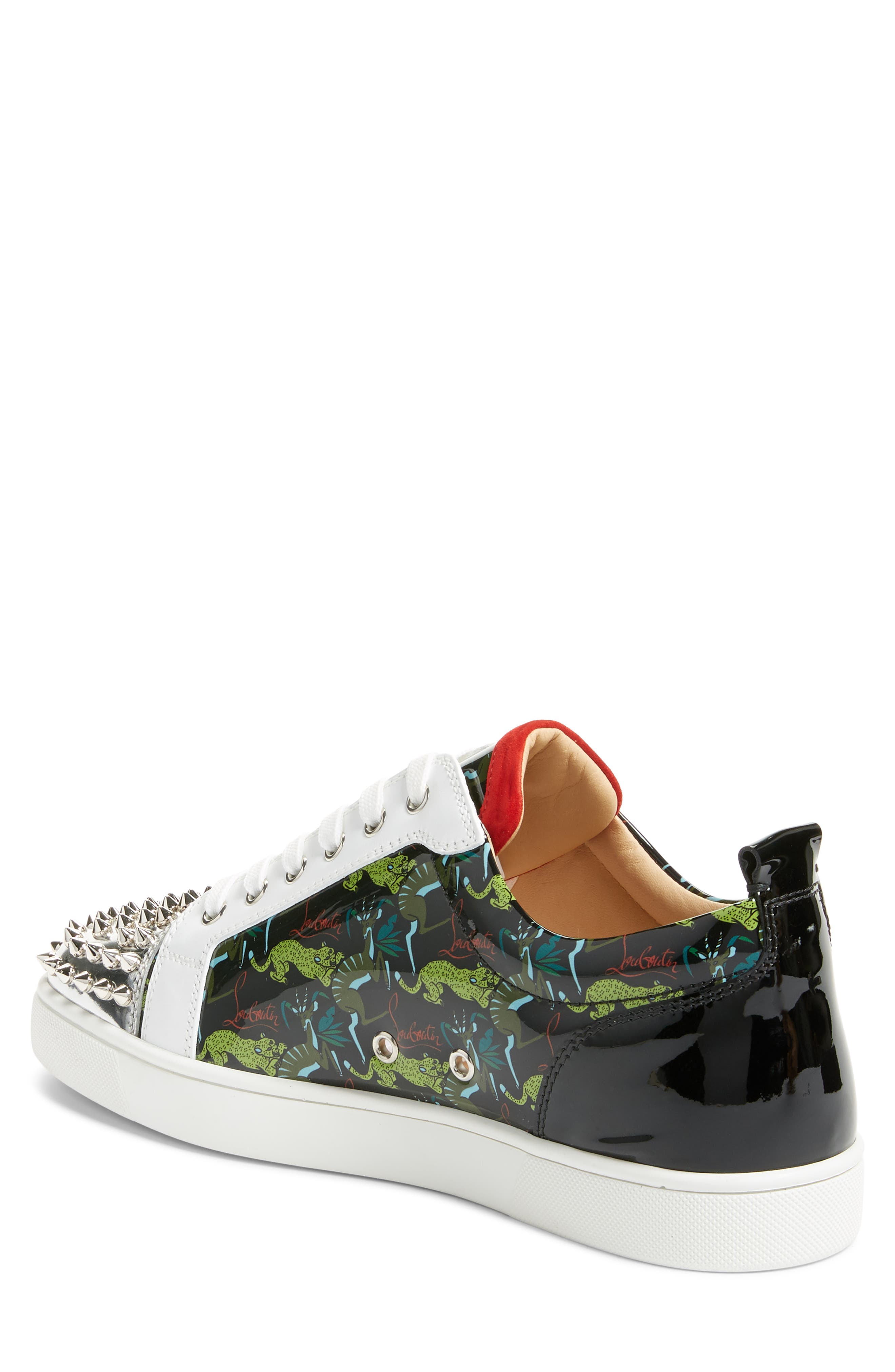 Christian Louboutin Louis Spikes Junior Low Top Sneaker, Alternate, color, 