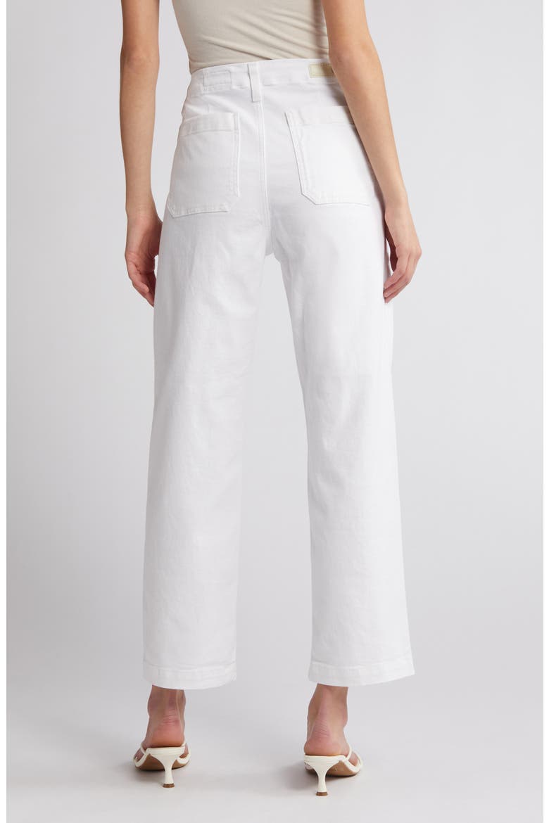 Analeigh High Waist Jeans, Alternate, color, CLOUD WHITE