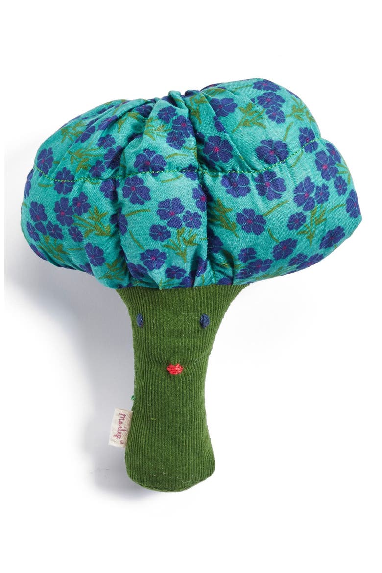 'Broccoli' Soft Rattle, Main, color, BROCCOLI