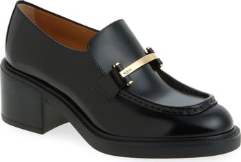 【関税＆送料込み】Tod'S 'Barretta' Loafers Barretta leather loafers in black - Tods | Mytheresa