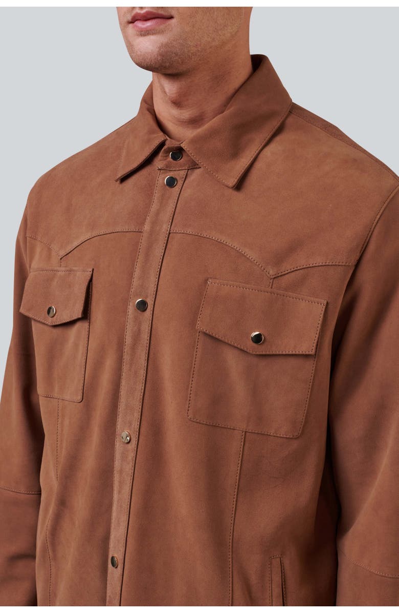 FURNIQ UK Jett Suede Shirt Jacket, Alternate, color,