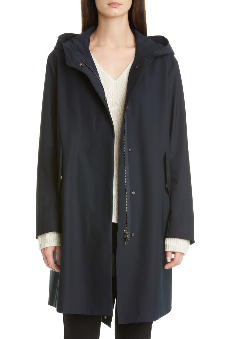Fishtail Hooded Parka, Main, color, DARK BLUE 359