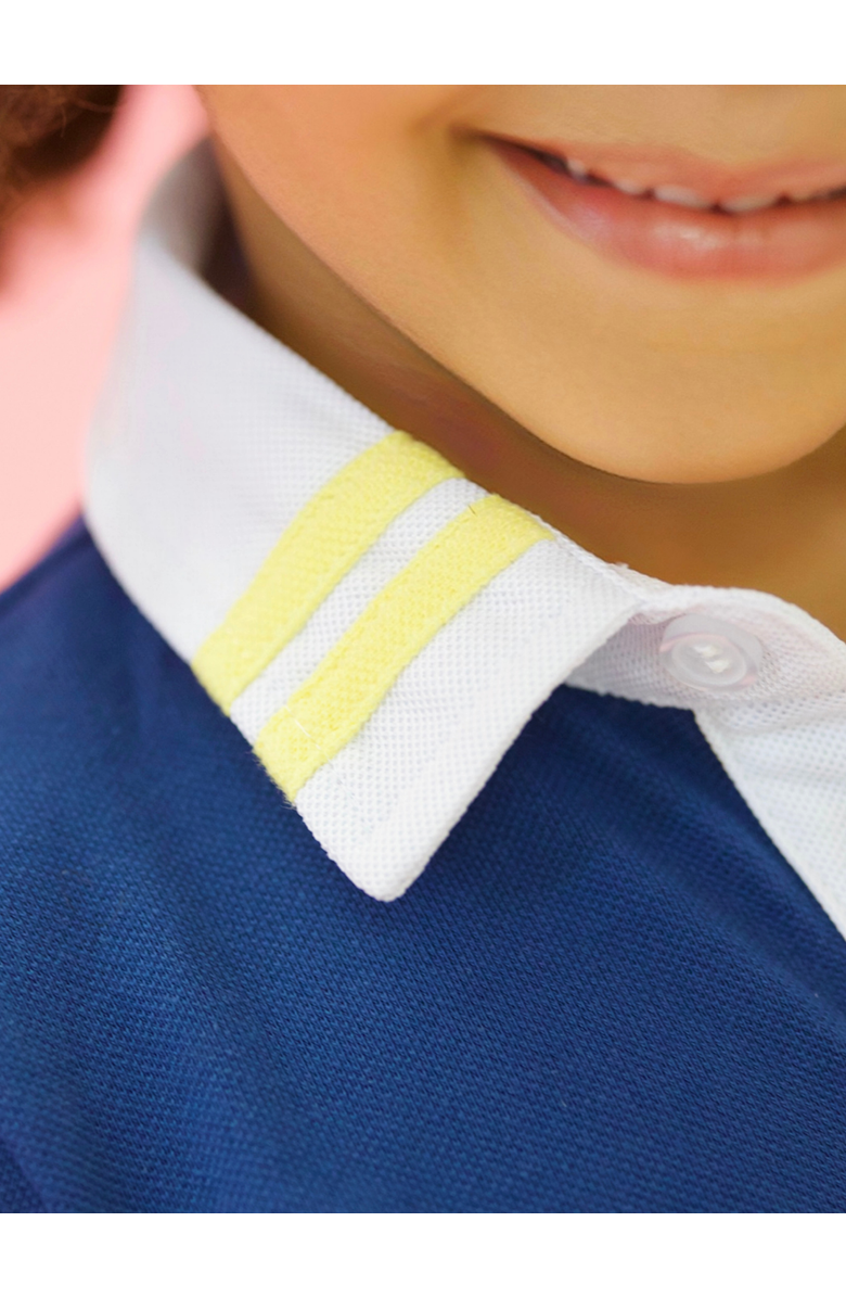 Mia Belle Girls Prep Pleated Tennis Dress, Alternate, color, Blue