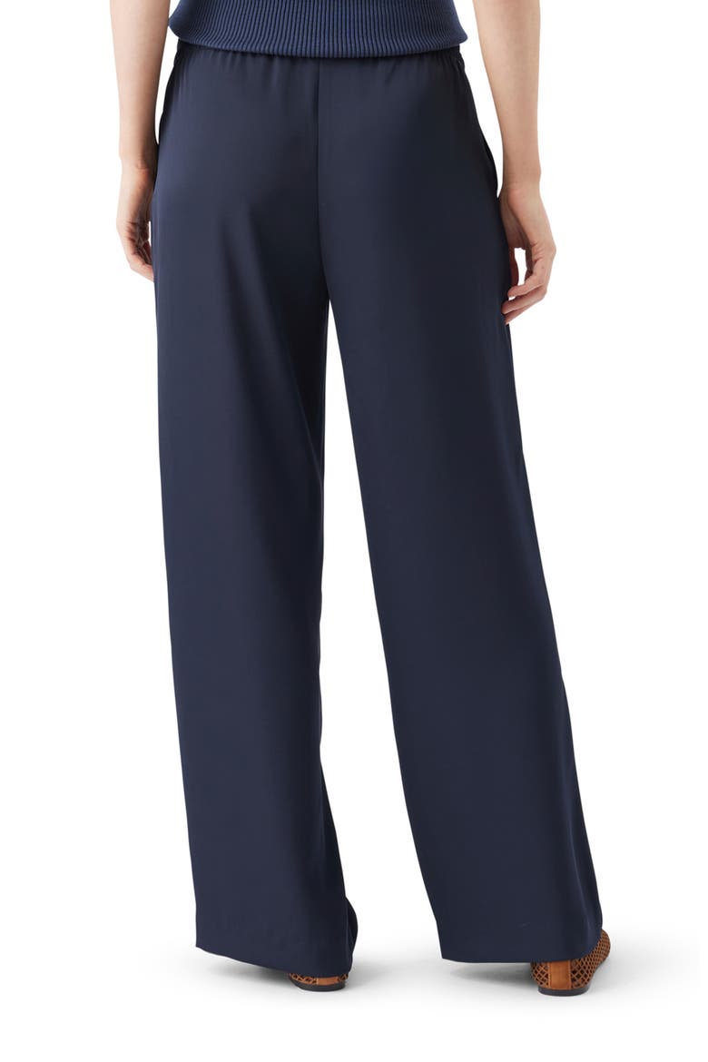 Tamara Satin Pull-On Pant, Alternate, color, Midnight