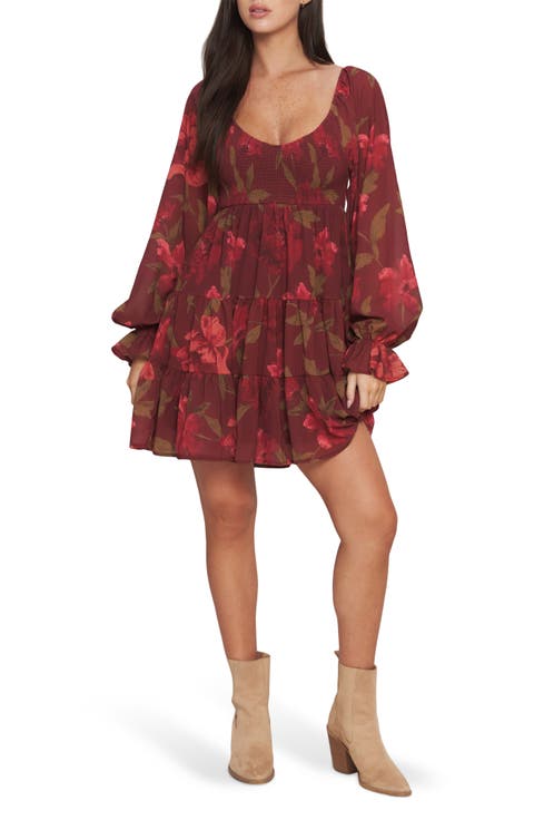 Billowy Sleeve Minidress