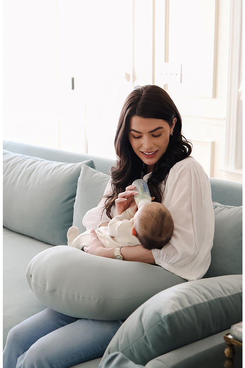 Feeding & Support Pillow, Alternate, color, SLATE
