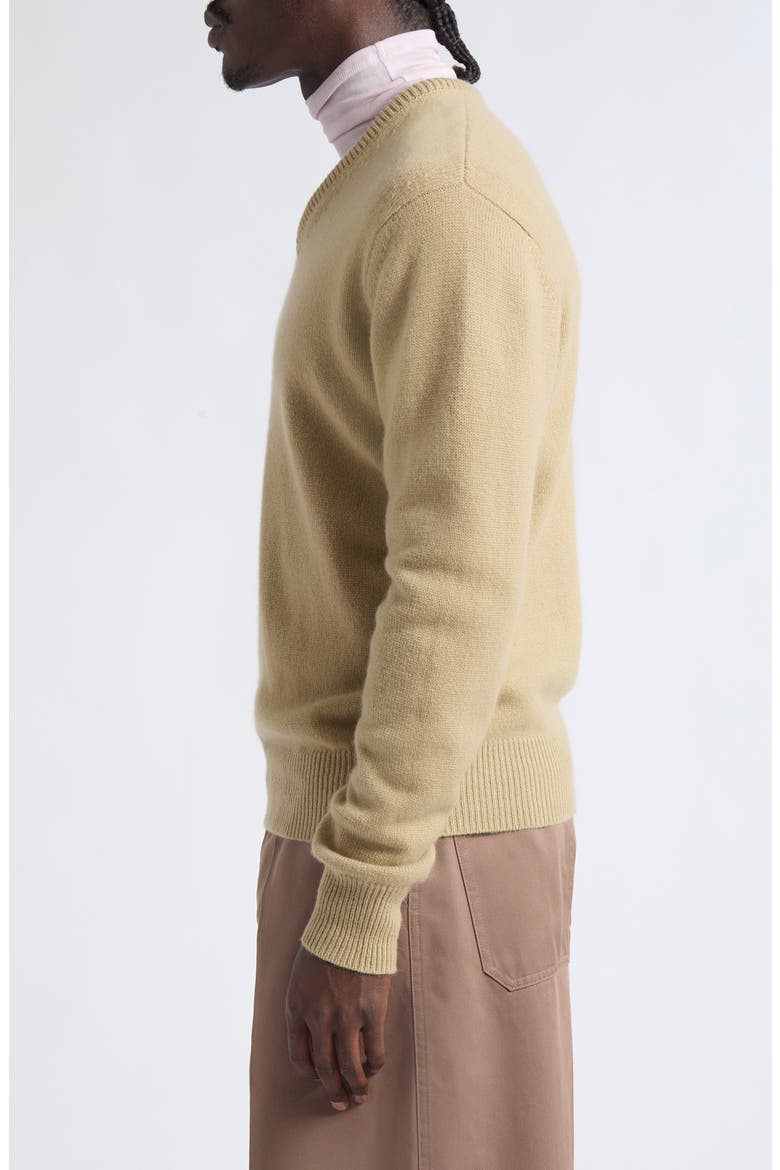 V-Neck Cashmere Sweater, Alternate, color, LINDEN