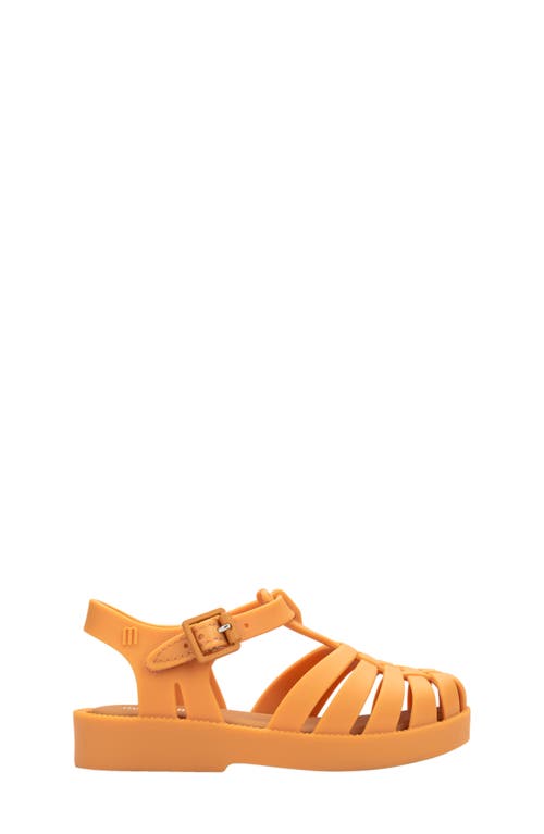 Mini Melissa Possession Jelly Sandal In Orange