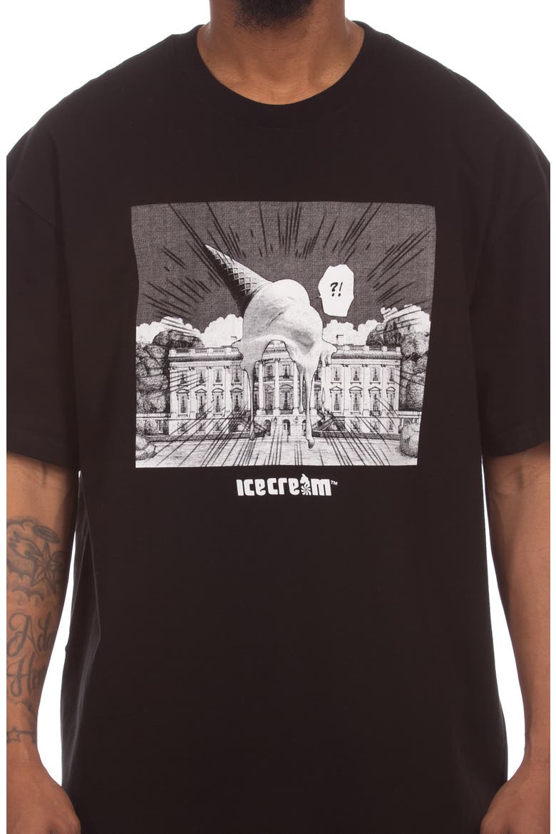 Drop Cotton Graphic T-Shirt, Alternate, color, BLACK