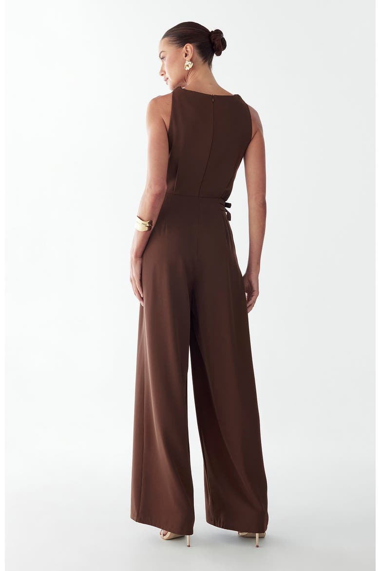 Dalia Jumpsuit, Alternate, color, Chocolate