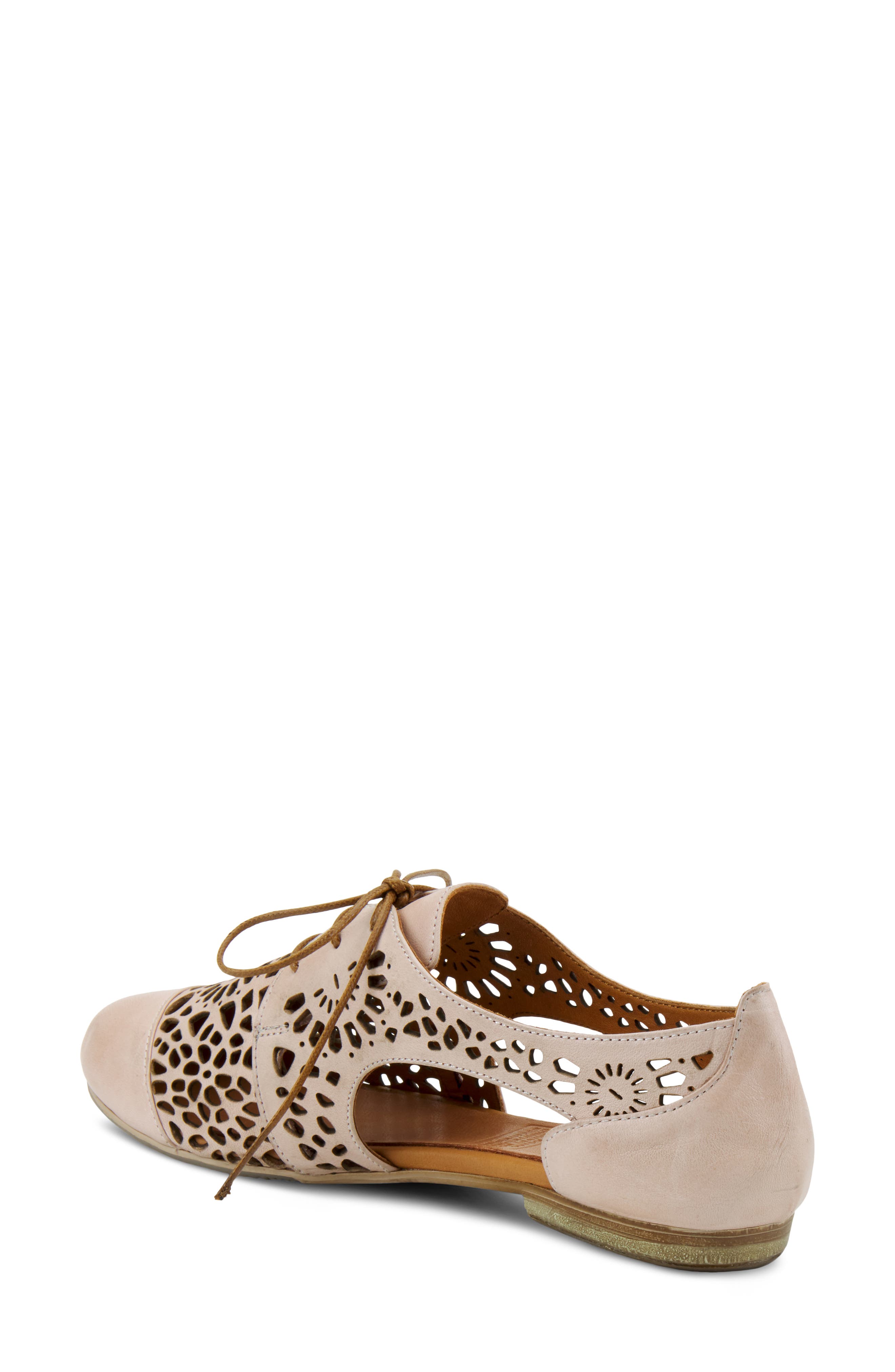 Spring Step Theone Cutout Derby Flat, Alternate, color, 