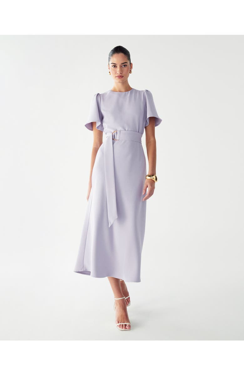 WILLA Bessi Midi Dress, Alternate, color, Lilac