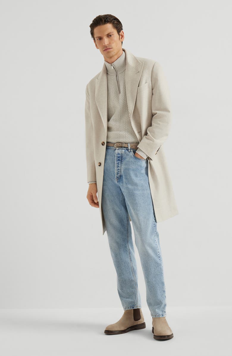 Brunello Cucinelli Cashmere coat, Alternate, color, Sand