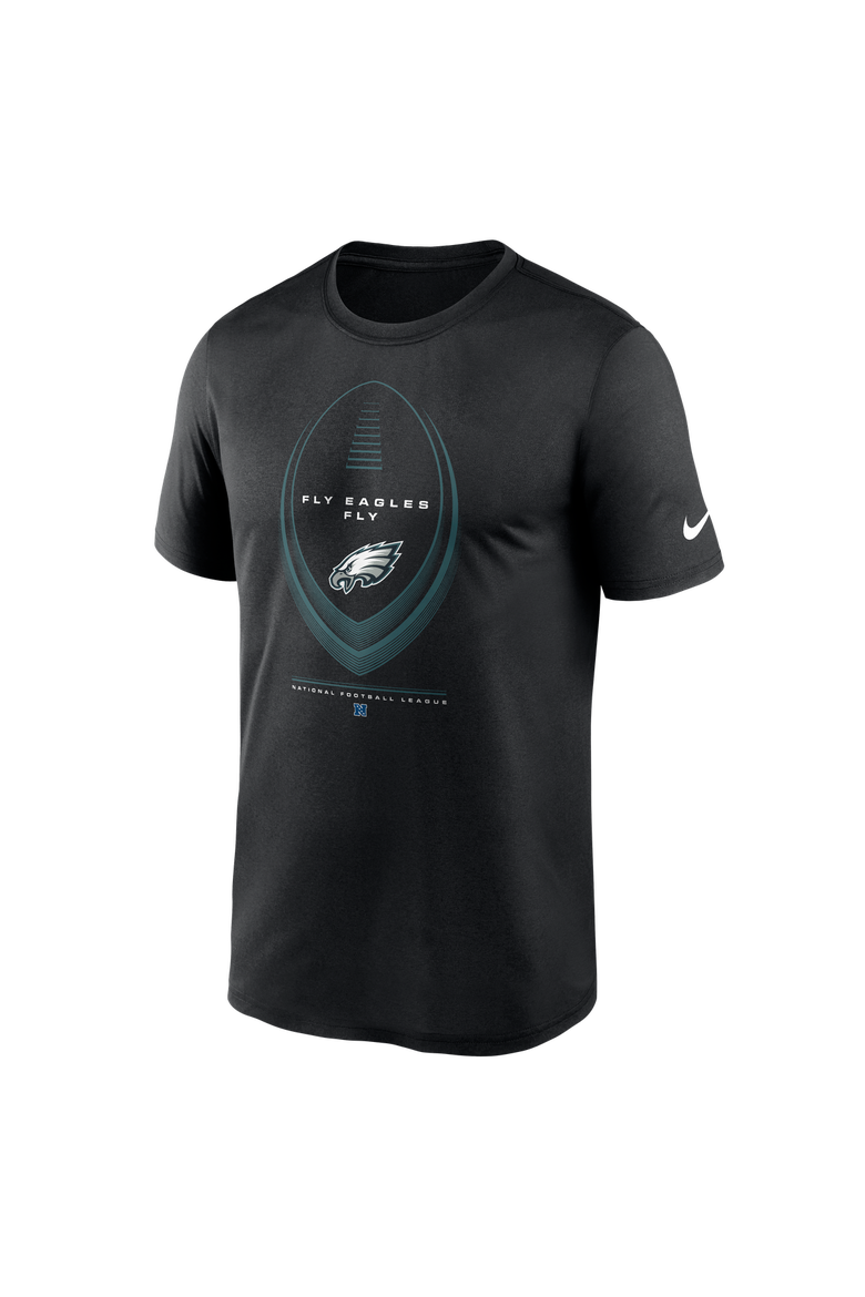 Men's Nike Black Philadelphia Eagles Legend Icon Dri-FIT T-Shirt, Alternate, color, Black