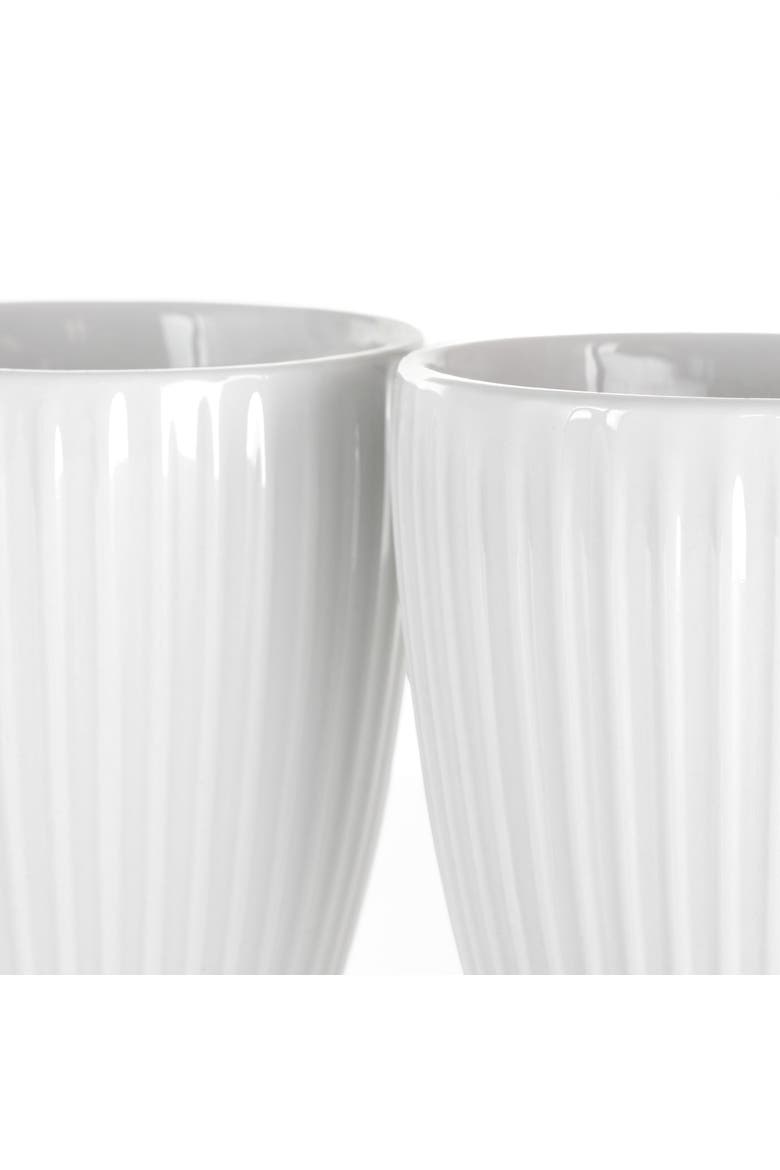 Elle 12 Piece Round Porcelain Mug Set, Alternate, color, White