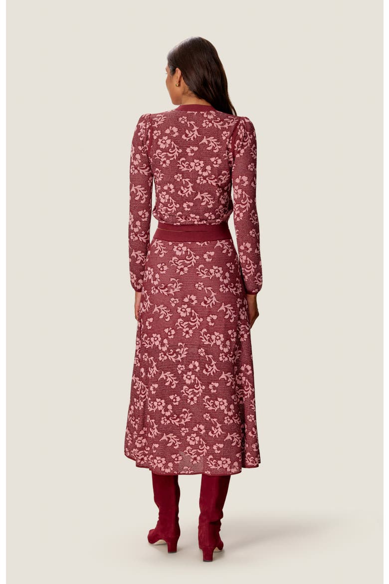 Bryn Jacquard Sweater Skirt, Alternate, color, Cotto/Blush