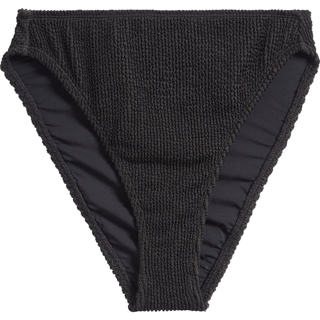 Shop Good American Always Fits Good Waist Bikini Bottoms In Black001
