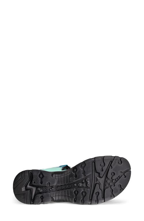 Ecco Yucatan Patchwork Sandal In Multicolor Aquatic
