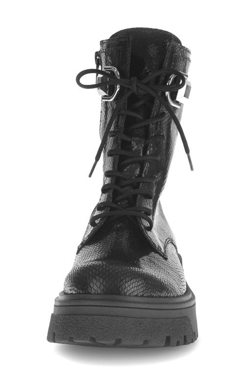 Gabor Chukka Lug Bootie In Black