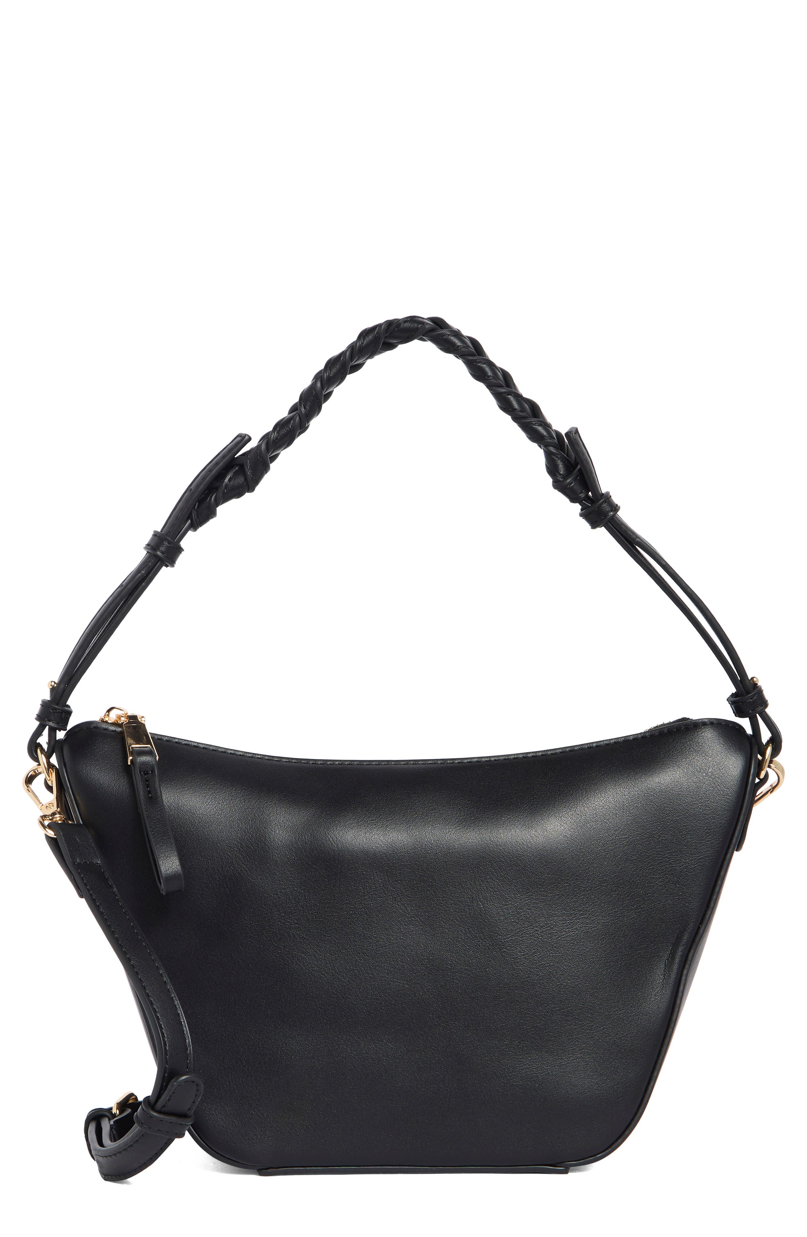 Melie Bianco Audrina Woven Handle Handbag