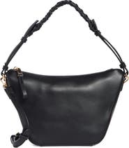 Melie Bianco Audrina Woven Handle Handbag