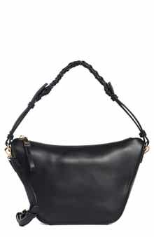 Melie Bianco Audrina Woven Handle Handbag