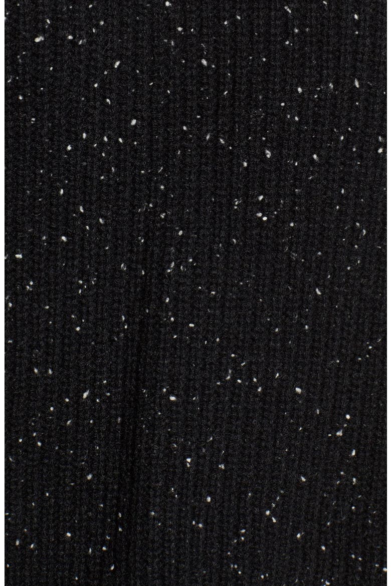 Convertible Cashmere Turtleneck Sweater, Alternate, color, DONEGAL EBONY
