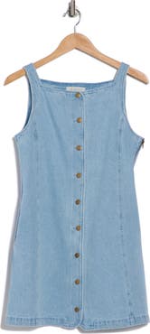 WAYF Sleeveless Denim Dress