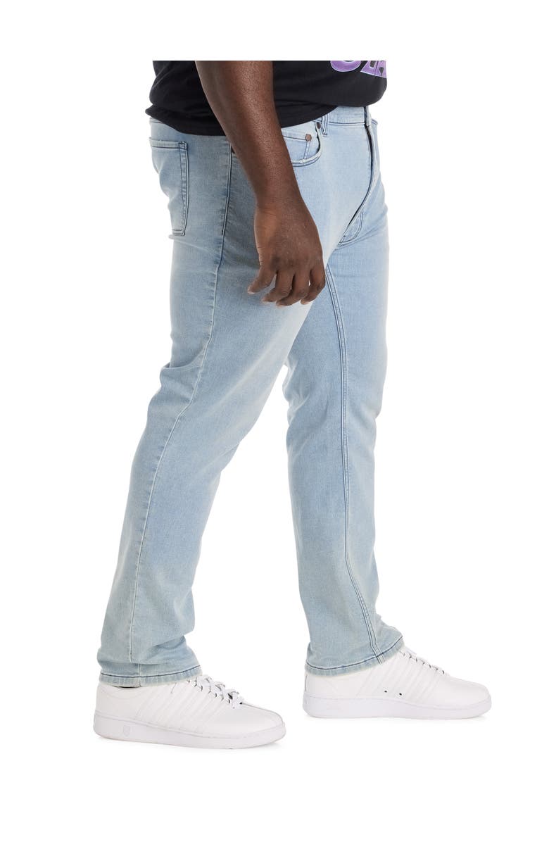 True Nation by DXL Big & Tall Comfort Knit Jeans, Alternate, color, Lighten Up