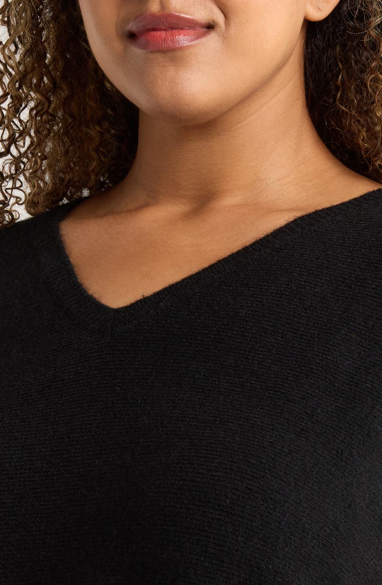 Vince Camuto Dolman Sleeve Sweater, Alternate, color, Rich Black