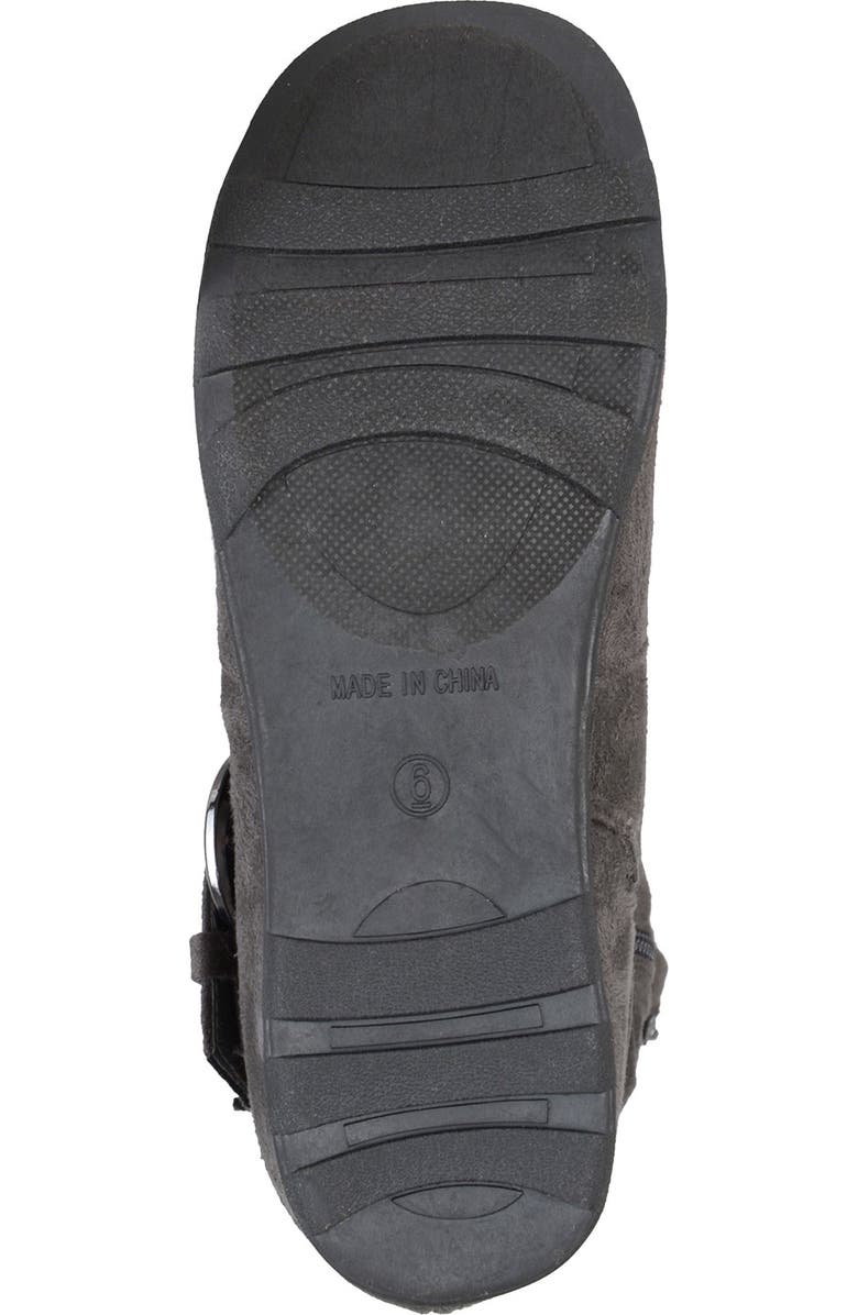 Journee Collection JOURNEE Jester Extra Wide Calf Side Buckle Tall Boot, Alternate, color, Grey