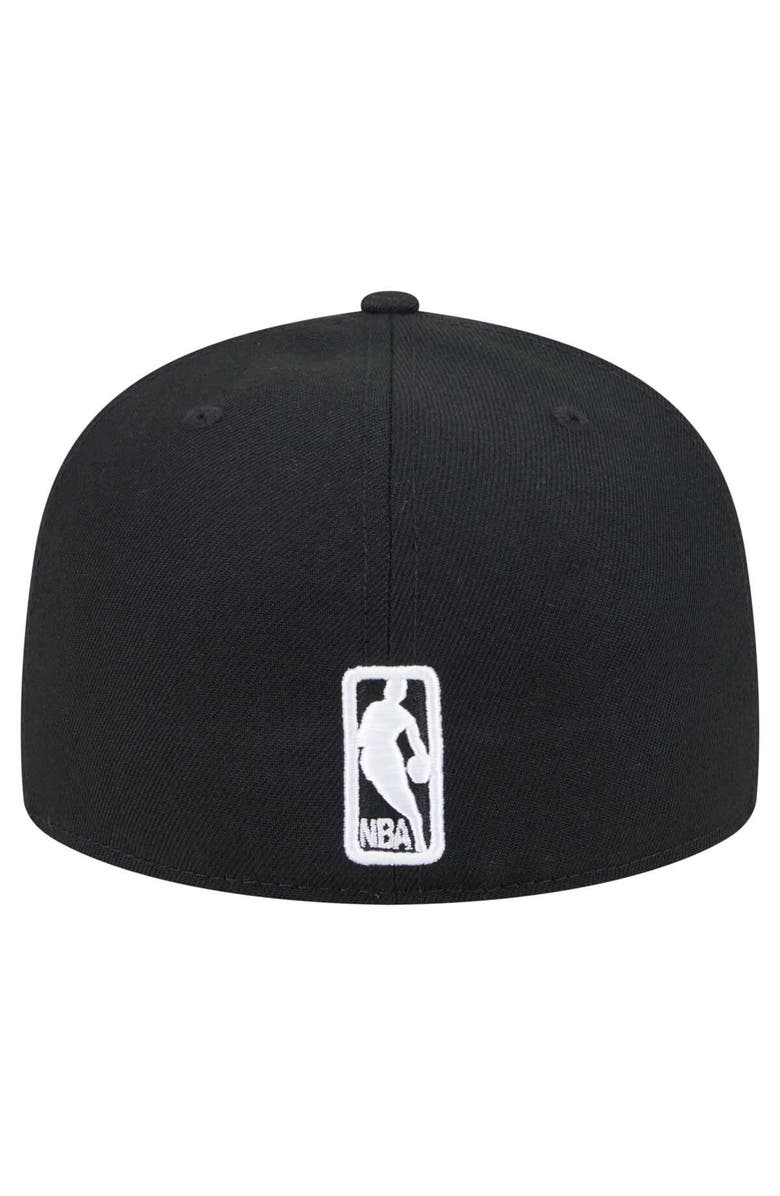 New Era Men's New Era Black Chicago Bulls Camo Print UV 59FIFTY Fitted Hat, Alternate, color,