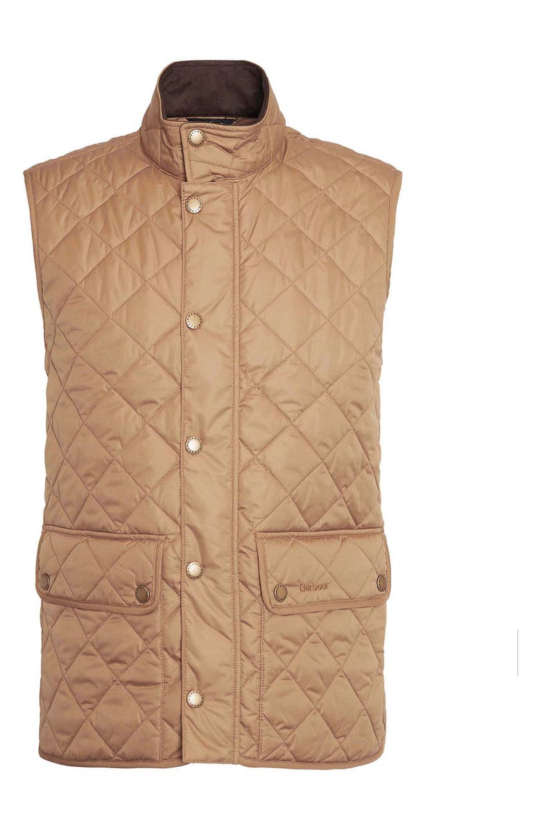 Barbour Quilted Vest, Alternate, color, Light Sandstone