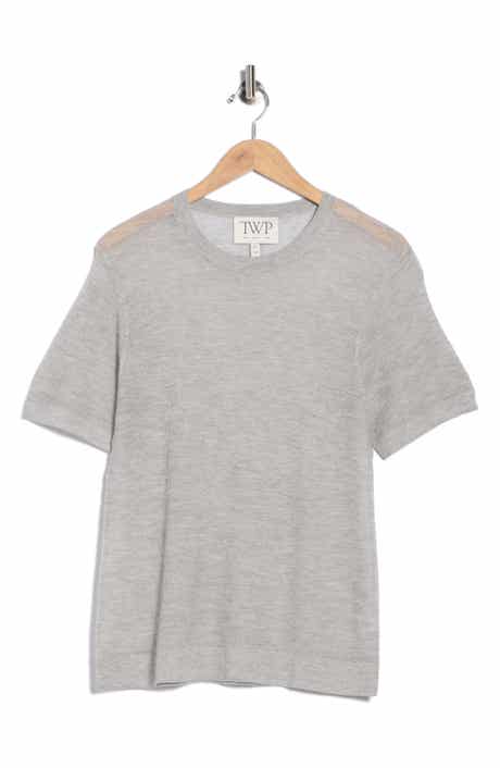TWP Cashmere Pointelle Knit T-Shirt