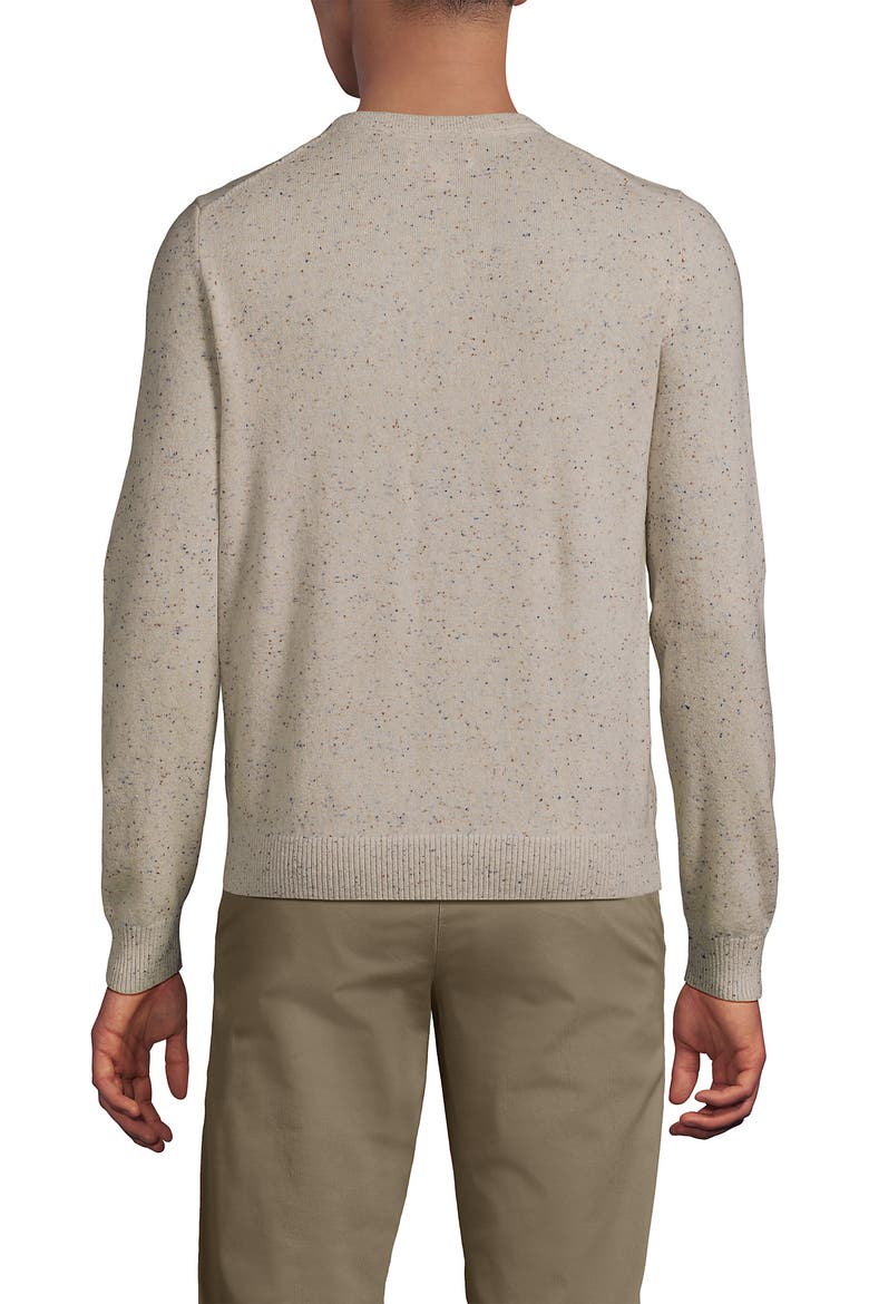 Fine Gauge Cashmere Sweater, Alternate, color, Solstice Donegal