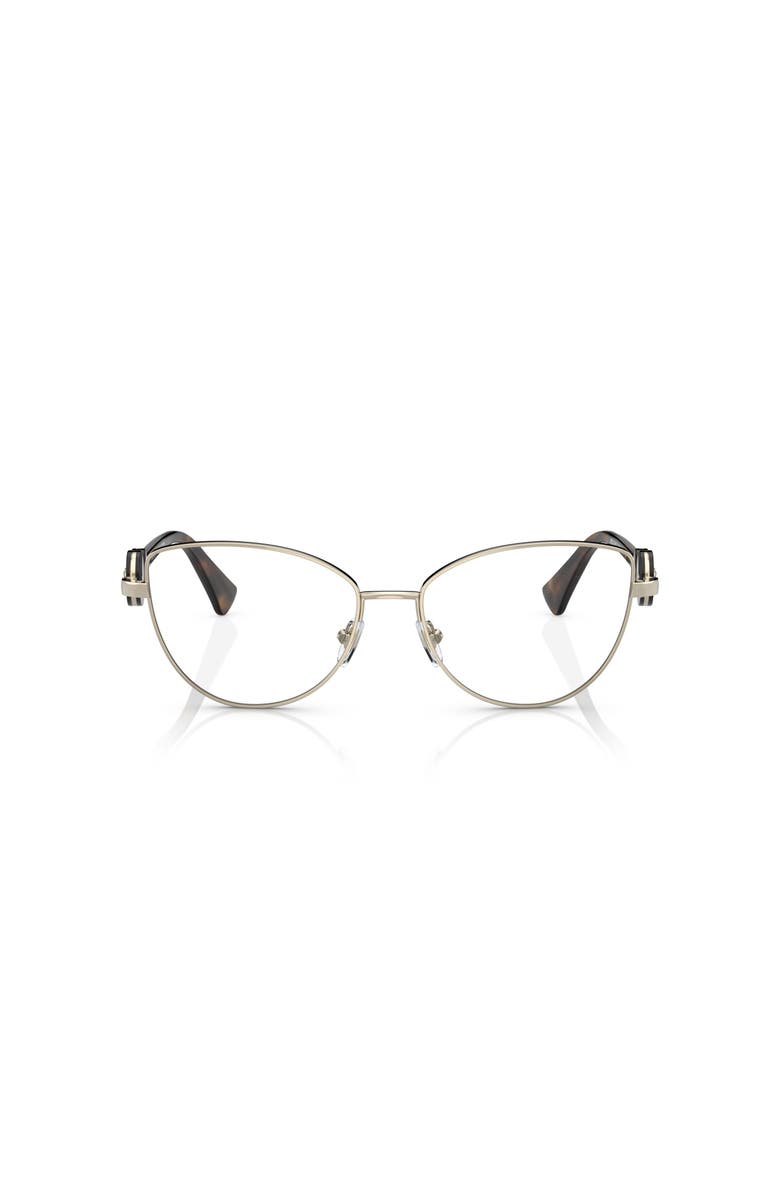 Versace 53mm Cat Eye optical glasses, Alternate, color, Gold
