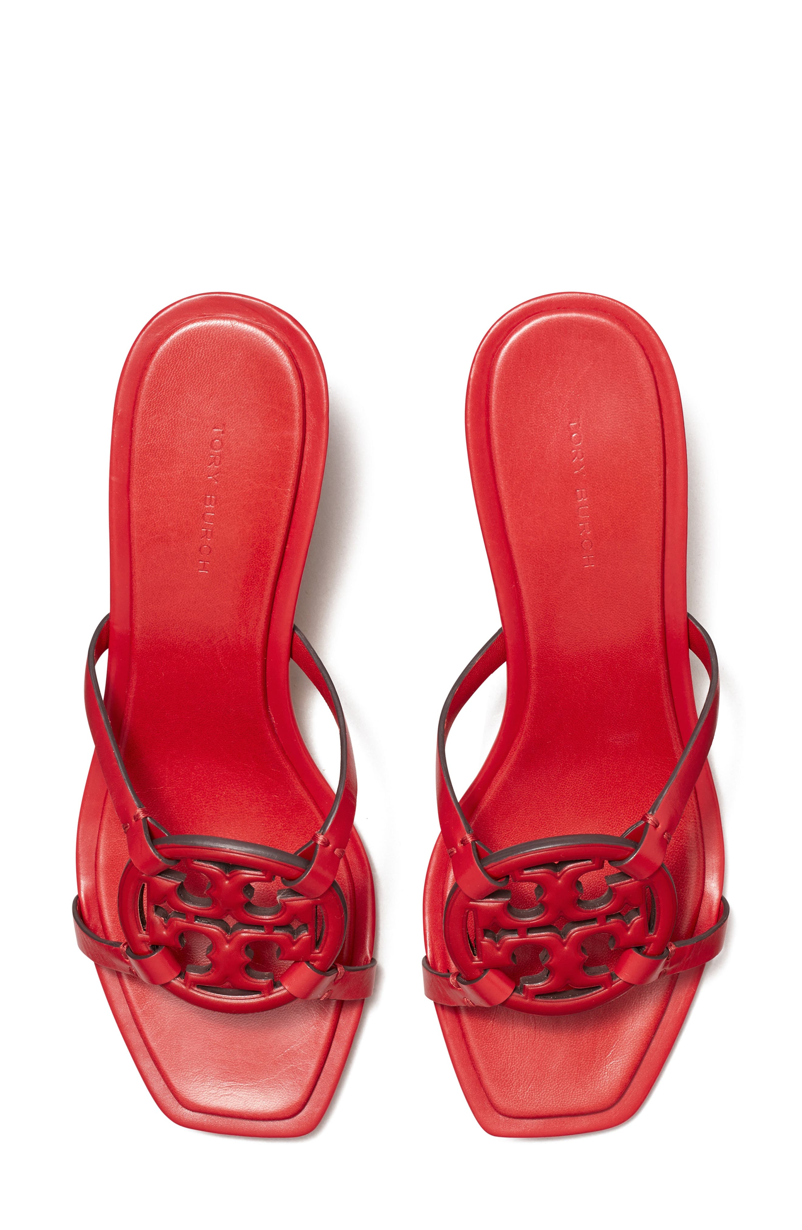 Miller Bombé Kitten Heel Sandal, Alternate, color, TRIPLE RED