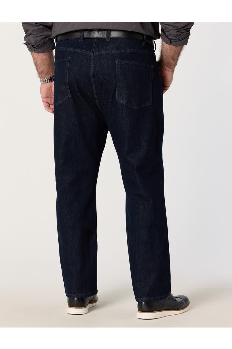 Big & Tall  Straight-Fit Tech Jeans, Alternate, color, DARK WASH