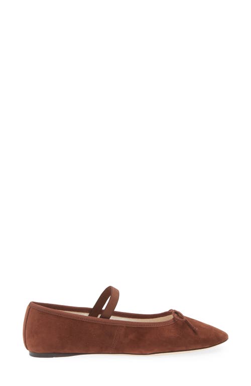 Loeffler Randall Leonie Mary Jane Flat In Espresso