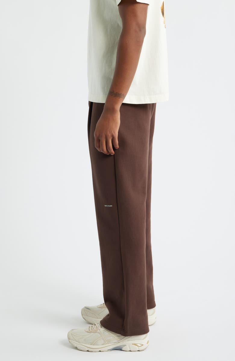 SANTO STUDIO Presto Fleece Track Pants, Alternate, color, Holy Brown