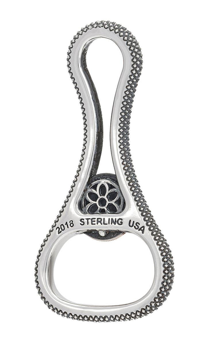 Good Art Hlywd Goosebumps Church Key Bottle Opener, Main, color, Sterling Silver