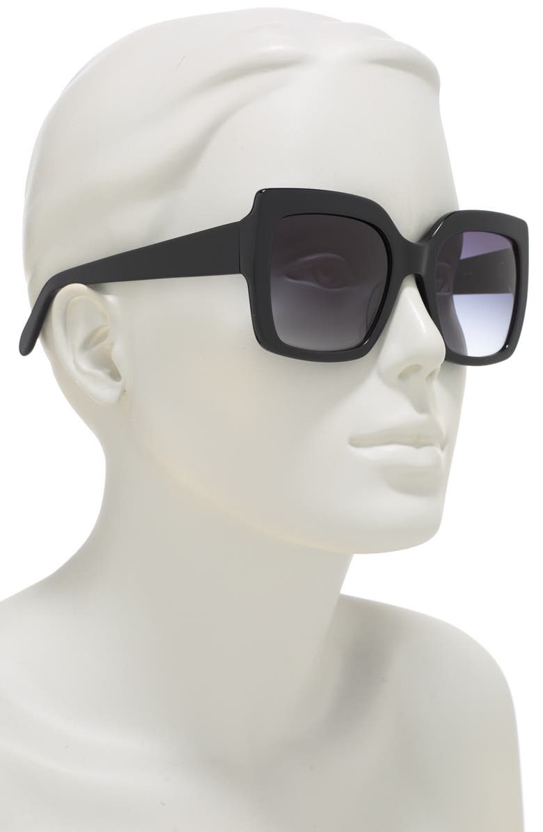 BCBGMAXAZRIA 50mm Oversized Square Sunglasses, Alternate, color,