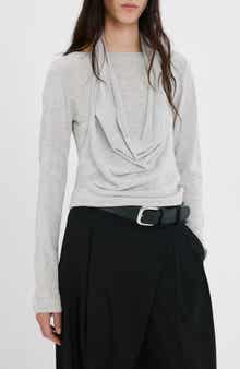 Cowl Front Sweater