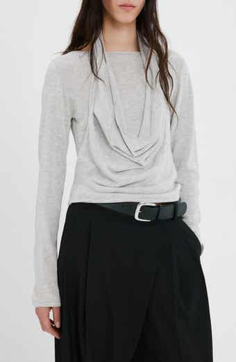 Cowl Front Sweater